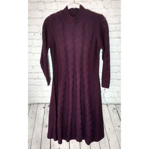 Studio 1 Sweater Dress, Maroon, PMD